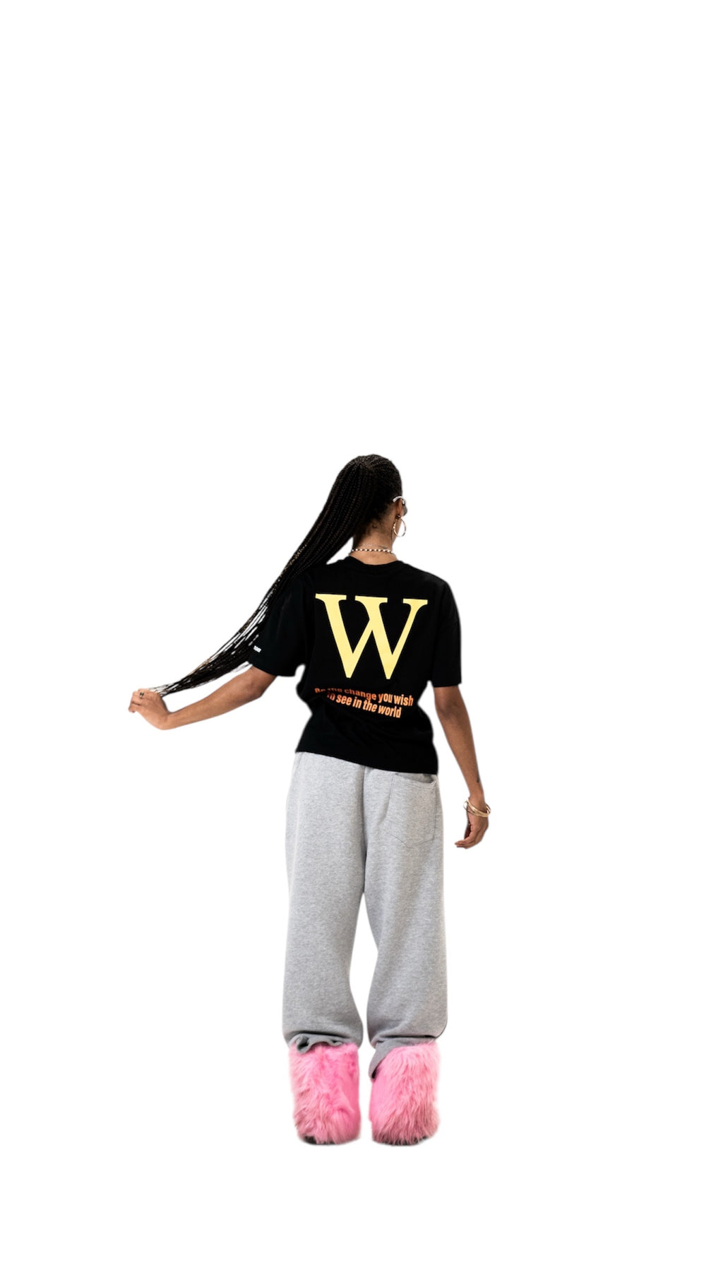 Wermoen Be The Change Black Tee Women