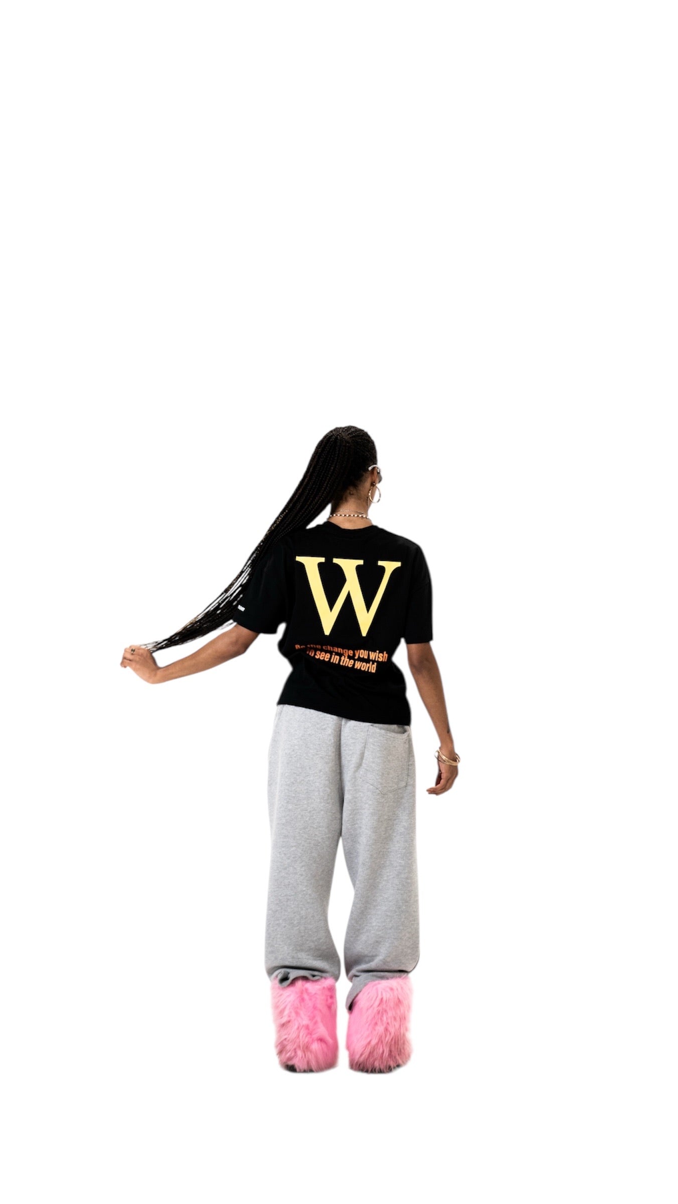 Wermoen Be The Change Black Tee Women
