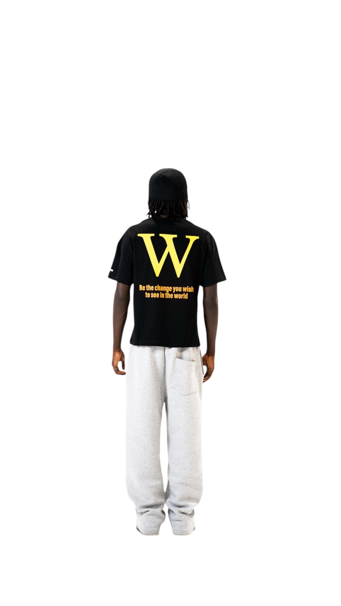 Wermoen Be The Change Black Tee Men